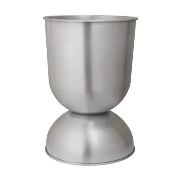 Maceta Hourglass grande Ø50 cm - Aluminio - Ferm Living