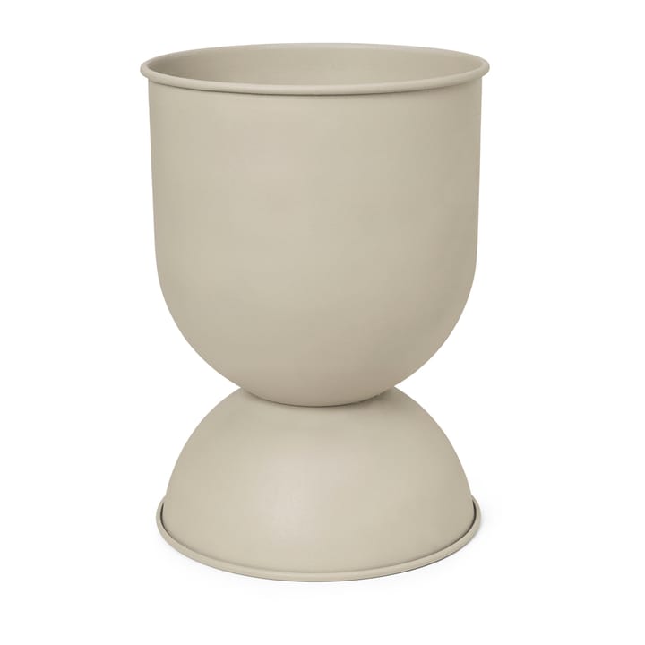 Maceta Hourglass grande Ø50 cm - Cashmere - Ferm Living