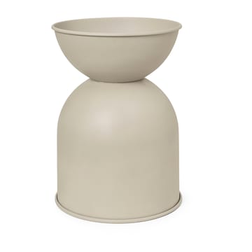 Maceta Hourglass grande Ø50 cm - Cashmere - Ferm Living