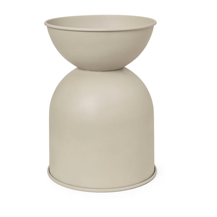 Maceta Hourglass grande Ø50 cm - Cashmere - ferm LIVING