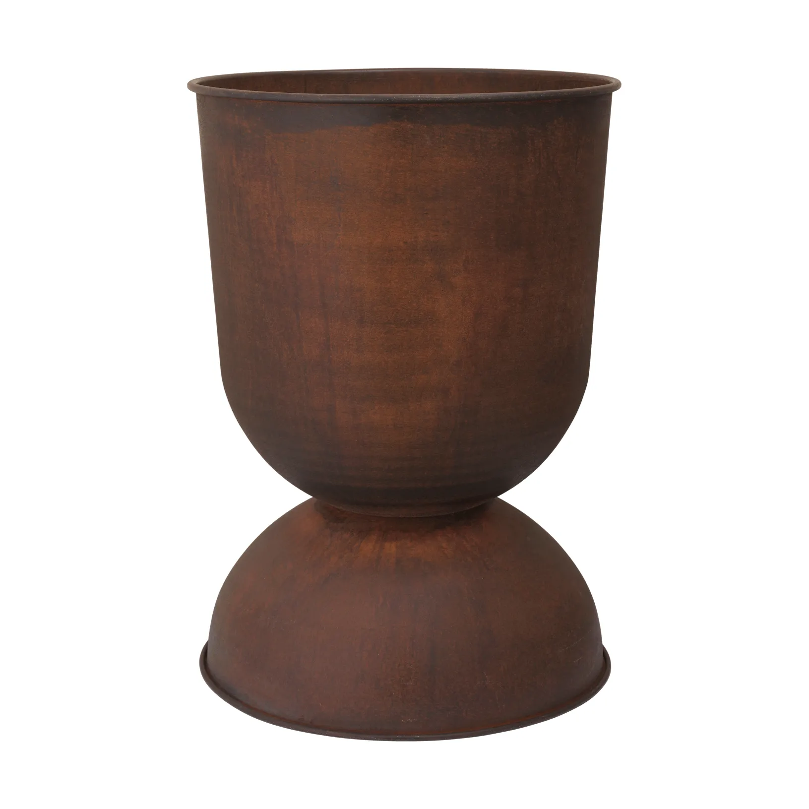 Maceta Hourglass grande Ø50 cm, Rust Ferm Living