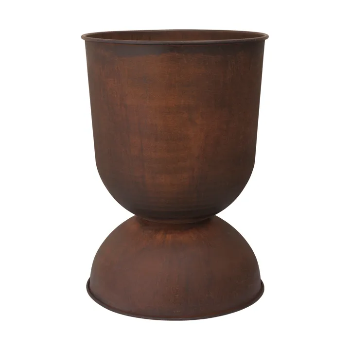 Maceta Hourglass grande Ø50 cm - Rust - Ferm Living
