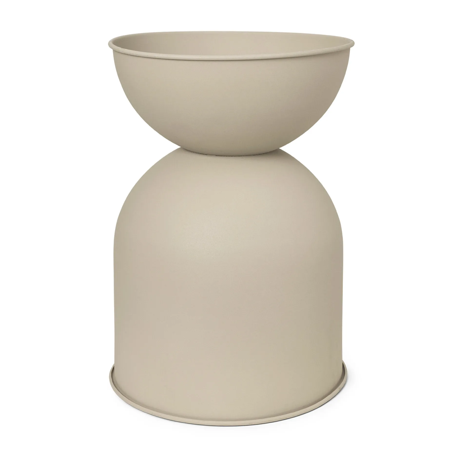 Maceta Hourglass mediana Ø40 cm, Cashmere Ferm Living
