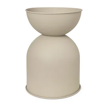 Maceta Hourglass mediana Ø40 cm - Cashmere - Ferm Living
