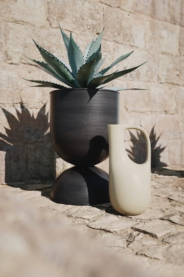 Maceta Hourglass mediana Ø41 cm - negro-gris oscuro - Ferm Living