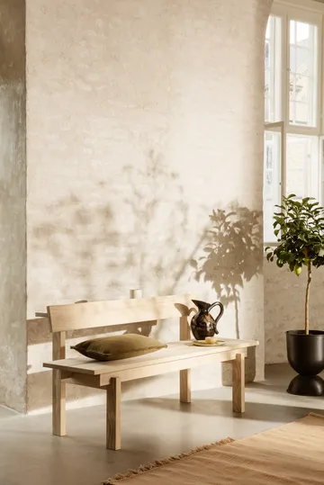 Maceta Hourglass pequeña Ø30 cm - negro-gris oscuro - Ferm Living