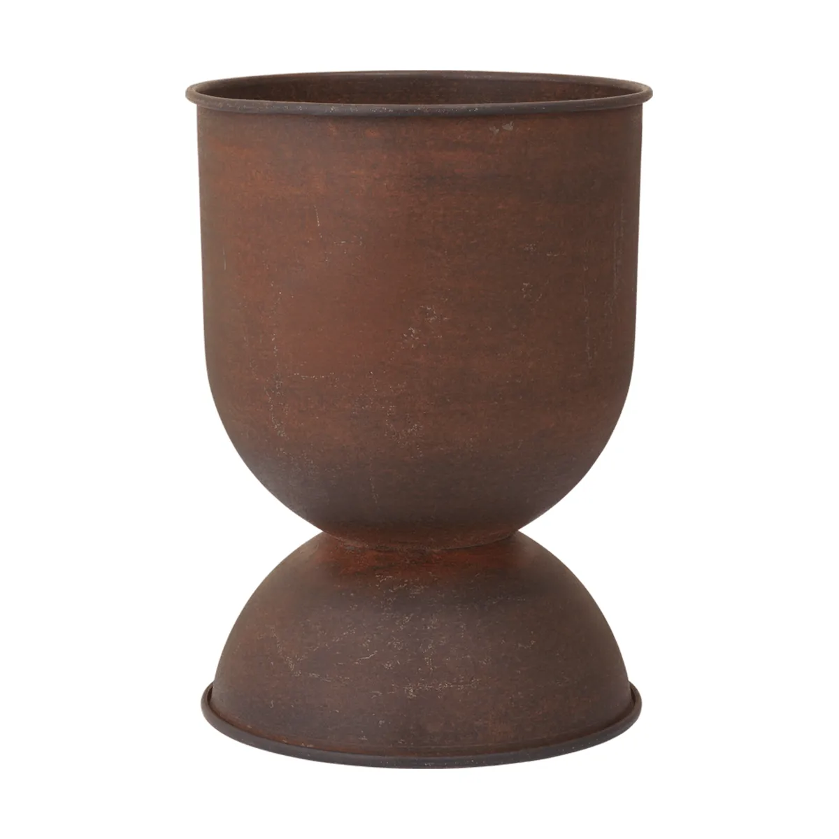 Maceta Hourglass pequeña Ø30 cm, Rust Ferm Living