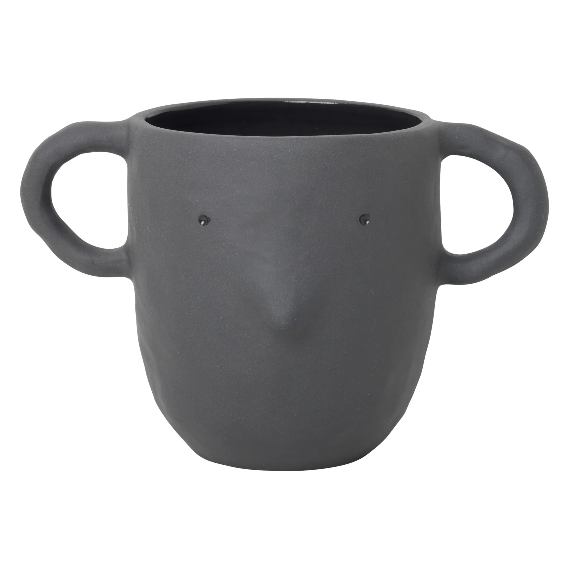 Maceta Mus grande, gris oscuro Ferm Living