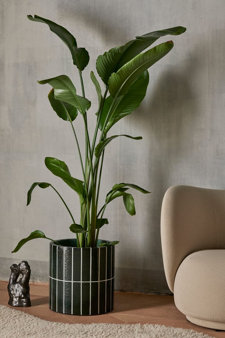 Maceta Pillar Ø40 cm - Dark green - ferm LIVING
