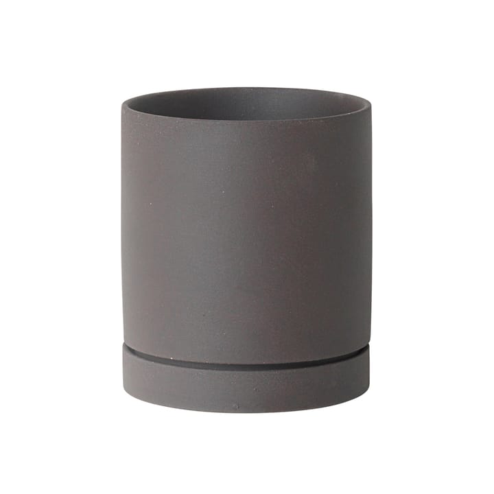 Maceta Sekki mediana Ø13.5 cm - charcoal - Ferm LIVING