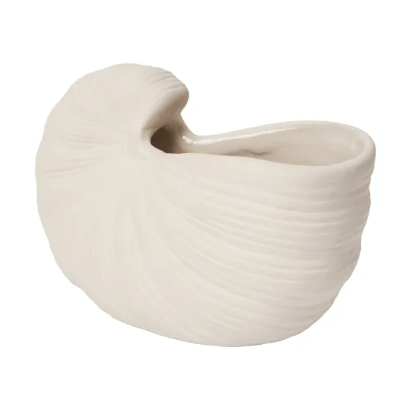 Maceta Shell, Off-white, 11x5,5x7,7 cm Ferm Living