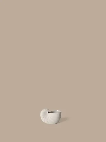 Maceta Shell - Off-white, 11x5,5x7,7 cm - Ferm Living