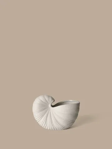 Maceta Shell - Off white, 23x11,5x16 cm - Ferm Living