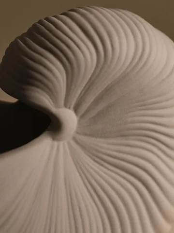 Maceta Shell - Off white, 23x11,5x16 cm - Ferm Living