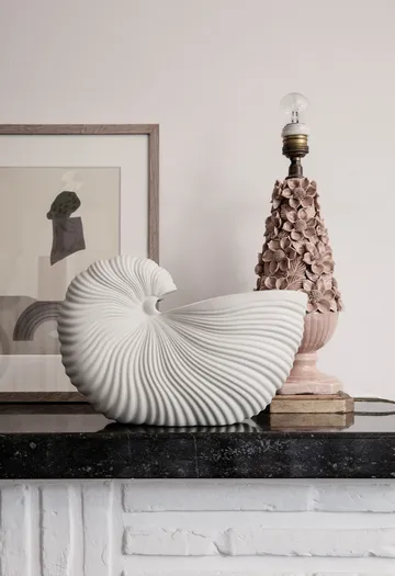 Maceta Shell - Off white, 31x15x21 cm - Ferm Living