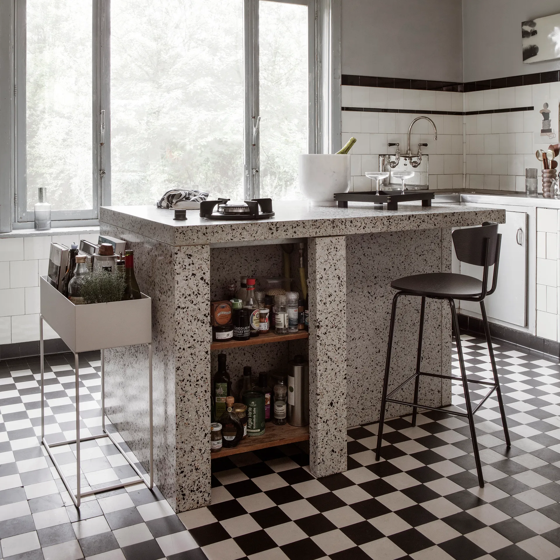 Macetero Plant Box ferm LIVING, gris Ferm Living