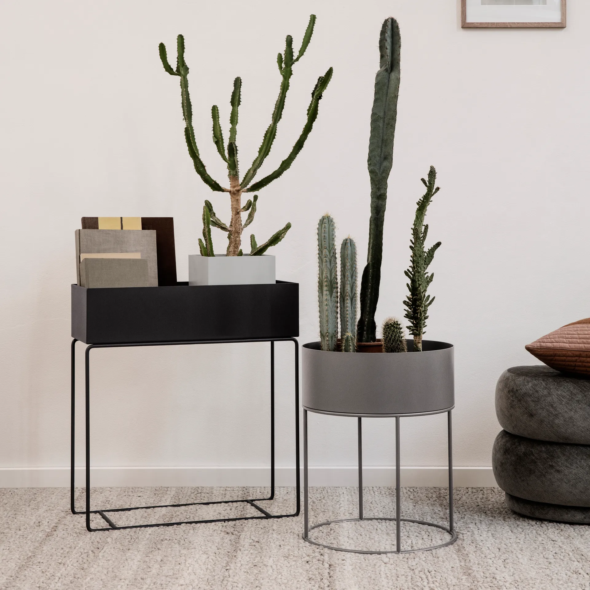 Macetero Plant Box ferm LIVING, negro Ferm Living