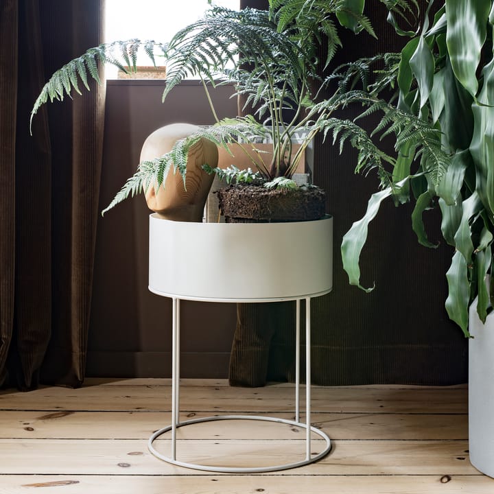 Macetero Plant Box Ferm Living redondo, Cashmere Ferm Living