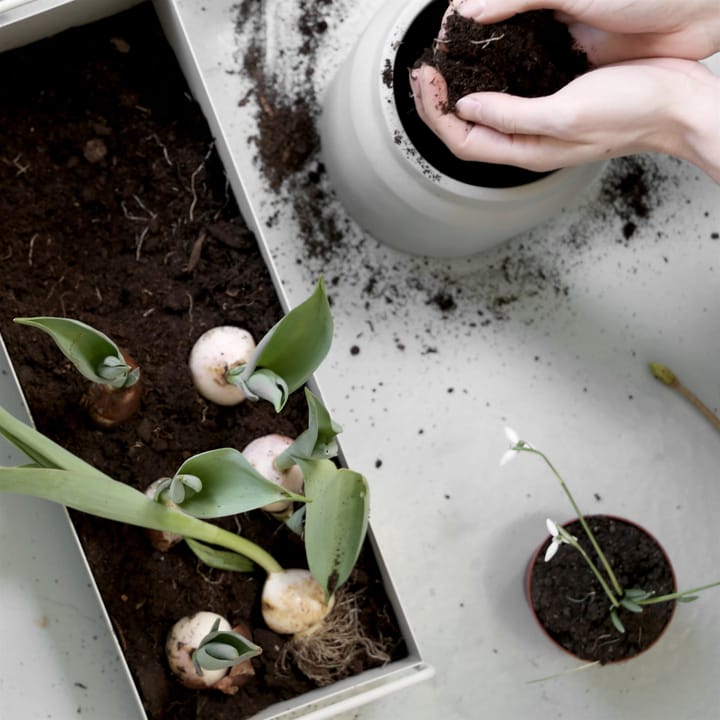 Macetero Plant Box S, gris claro Ferm Living