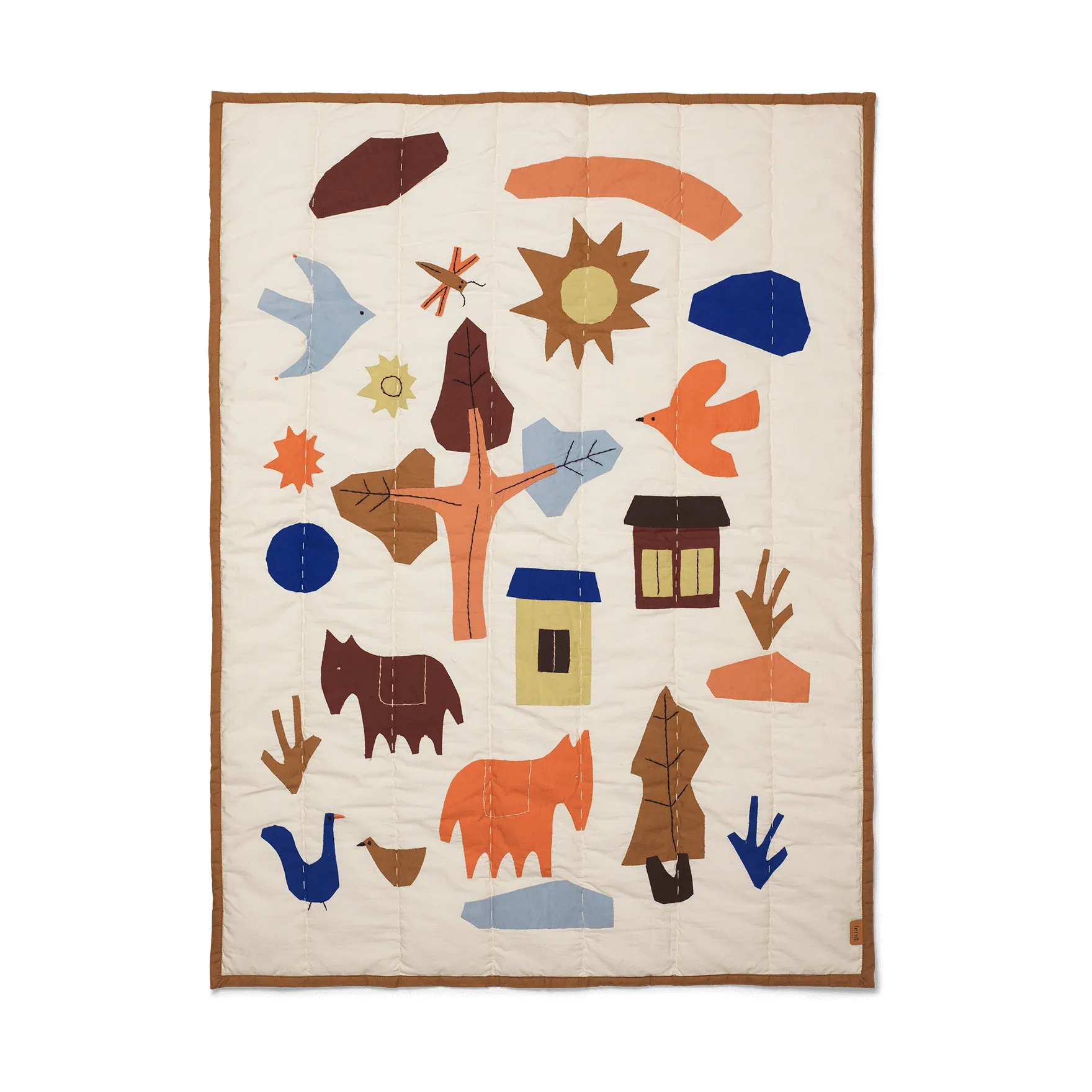 Manta acolchado Villiga 80x110 cm, Off-white Ferm Living