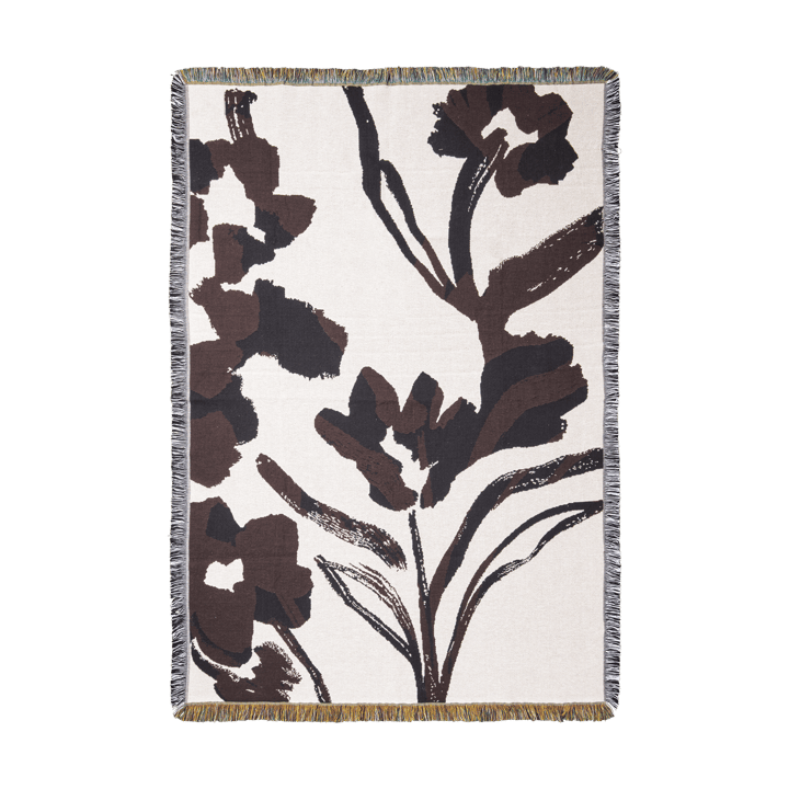 Manta Cilla tapestry 120x170 cm - Off-white-Dark grape - Ferm Living