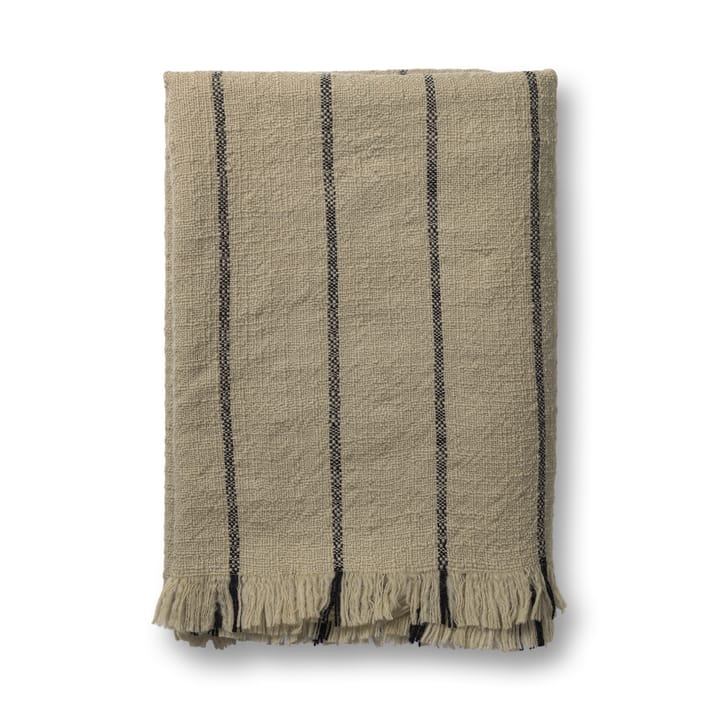 Manta de lana Calm 120x180 cm - Camel/Black - Ferm LIVING