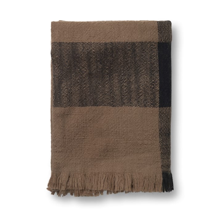 Manta de lana Dry 120x180 cm - Sugar Kelp/Black - Ferm LIVING