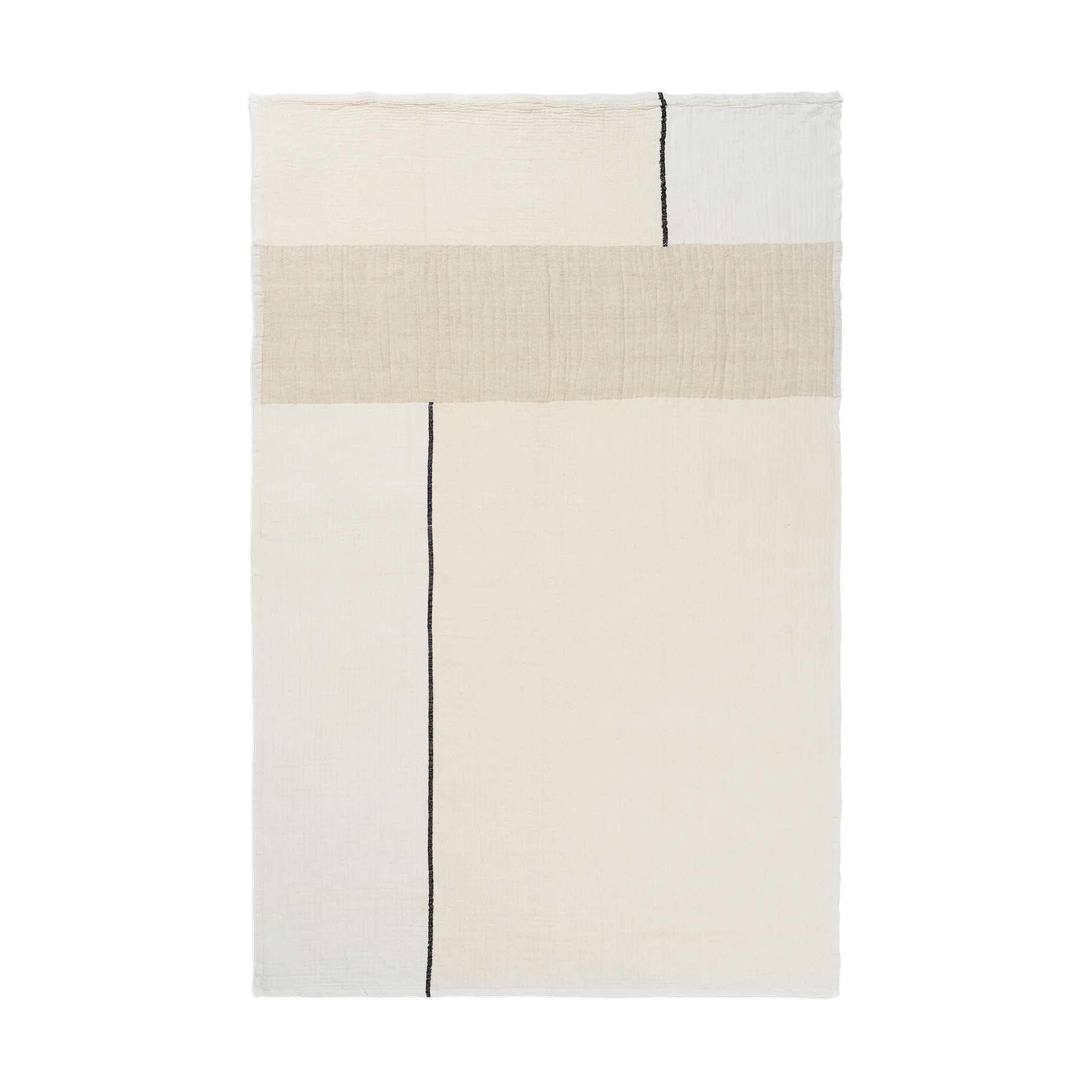 Manta Dela 120x170 cm, Natural-Off-white Ferm Living