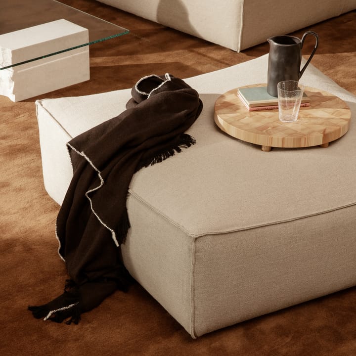 Manta Herringbone 120x180 cm, Dark coffee Ferm Living