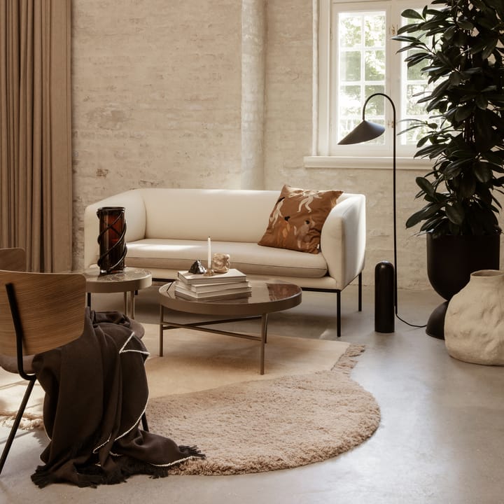 Manta Herringbone 120x180 cm, Dark coffee Ferm Living