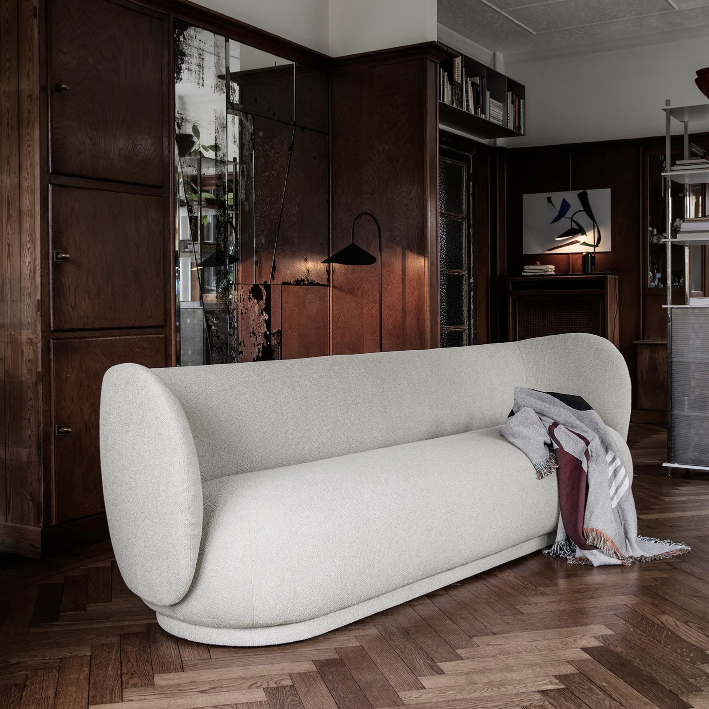 Manta Mirage 120 x 170 cm, Grey Ferm Living