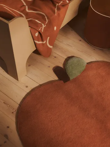 Manta Skye - Sienna-parchment, 80x120 cm - Ferm Living