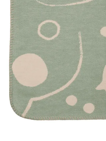 Manta Skye - Tea green-parchment, 80x120 cm - Ferm Living