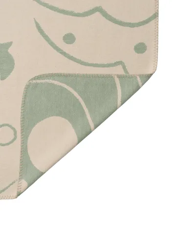 Manta Skye - Tea green-parchment, 80x120 cm - Ferm Living
