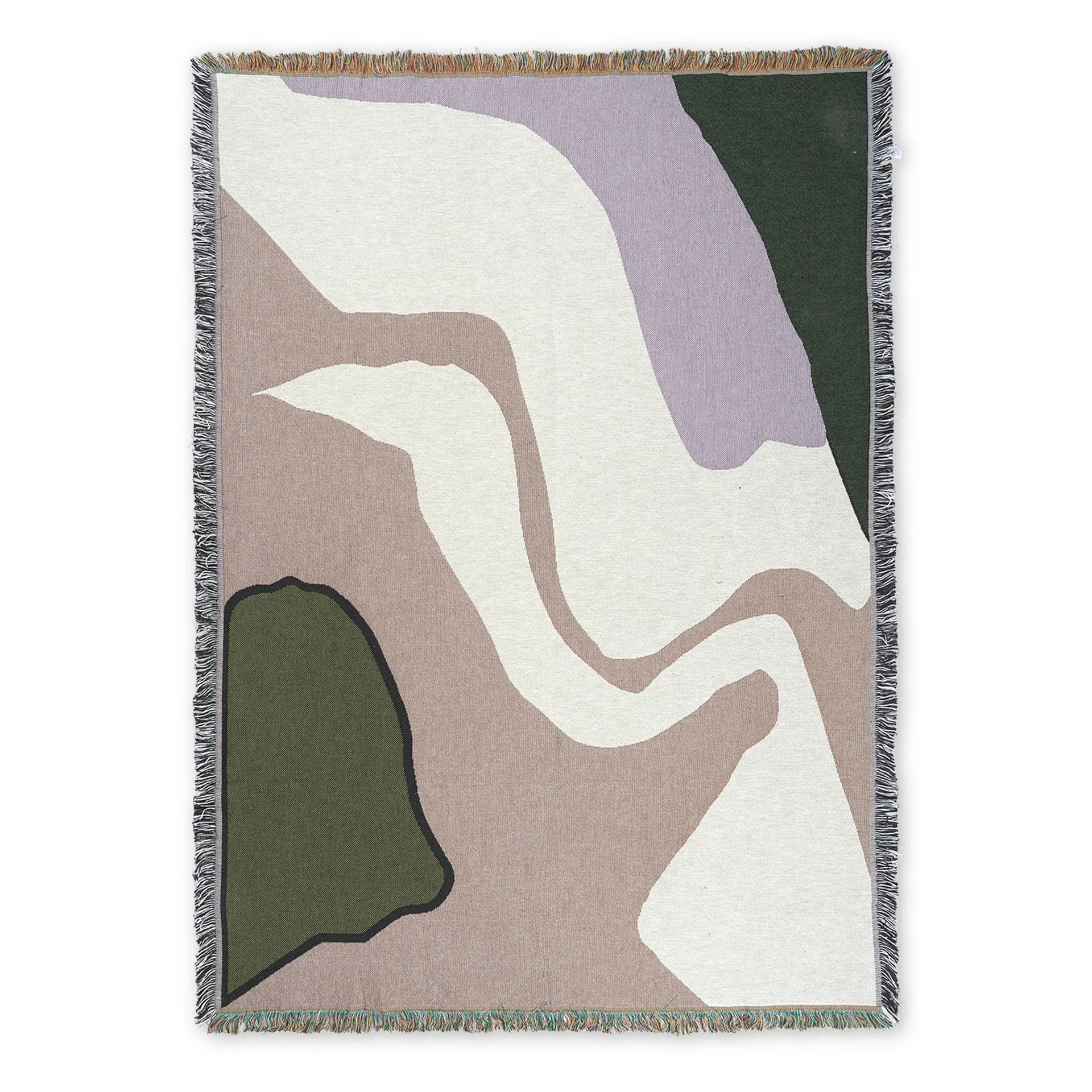 Manta Vista 120x170 cm, morado-gris Ferm Living