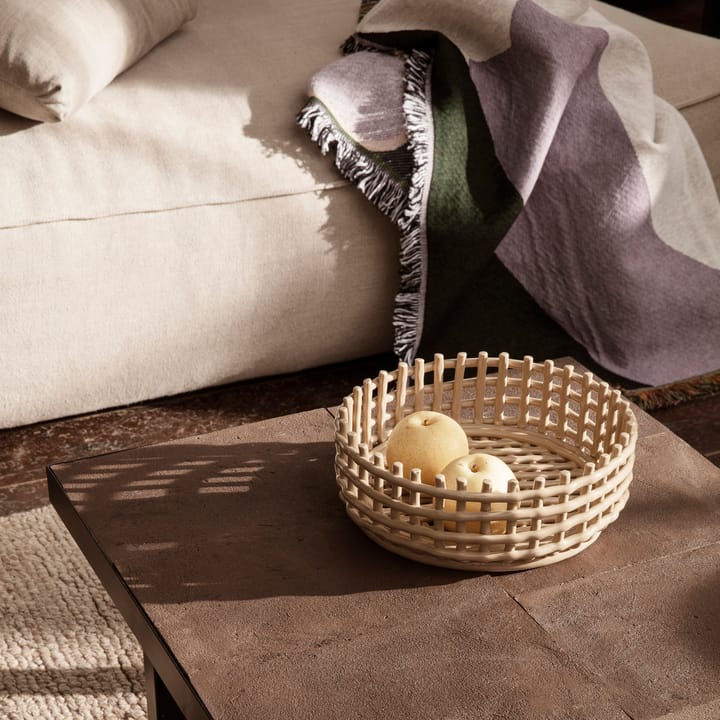 Manta Vista 120x170 cm, morado-gris Ferm Living