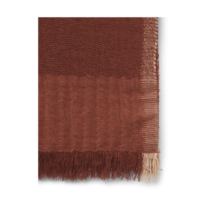 Manta Weaver 120x170 cm - Marrón Rojizo - ferm LIVING