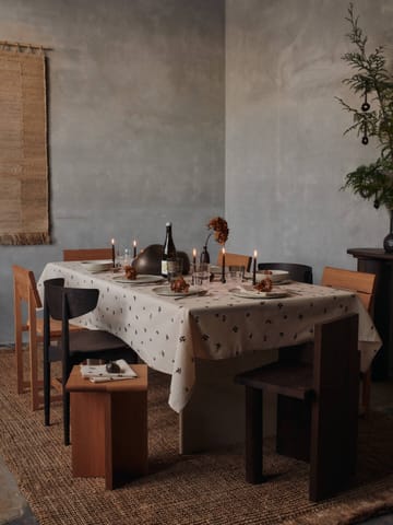 Mantel Baies 150x240 cm - Natural-dark chocolate - Ferm Living