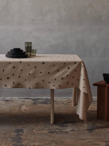 Mantel Baies 150x240 cm - Natural-dark chocolate - Ferm Living