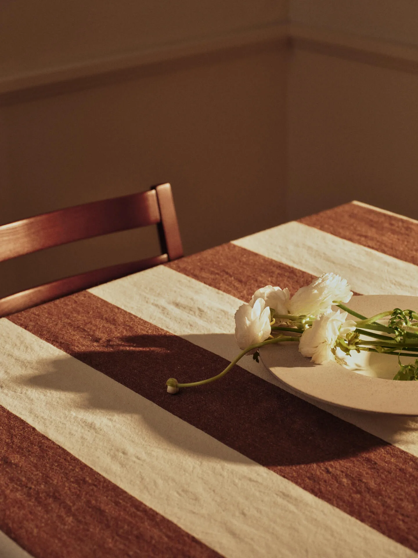 Mantel de mesa Hale, Chestnut-frosted lime, 150x240 cm Ferm Living