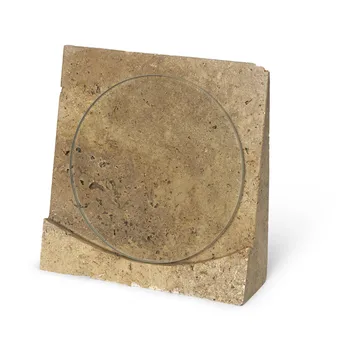 Marco Klint 18x18 cm - Beige travertin - Ferm Living