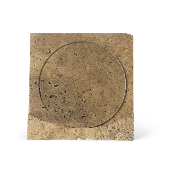 Marco Klint 18x18 cm, Beige travertin Ferm Living