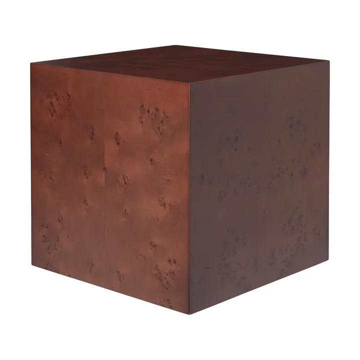Mesa auxiliar Burl Cube 40x40 cm - Dark stained - Ferm Living