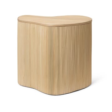 Mesa auxiliar con almacenaje Isola - Natural - Ferm Living