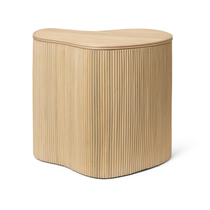 Mesa auxiliar con almacenaje Isola, Natural Ferm Living
