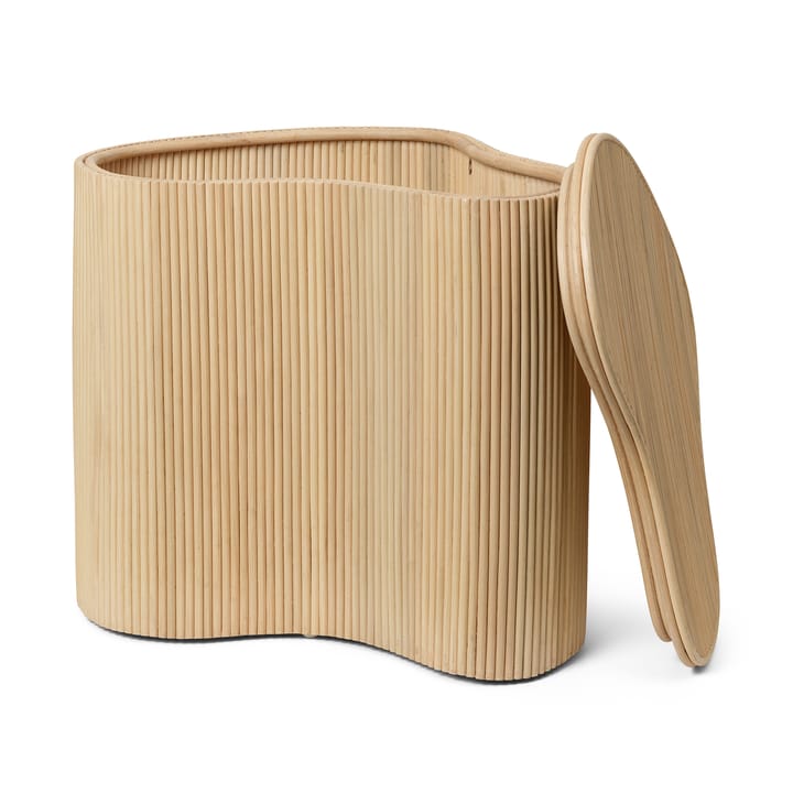 Mesa auxiliar con almacenaje Isola, Natural Ferm Living