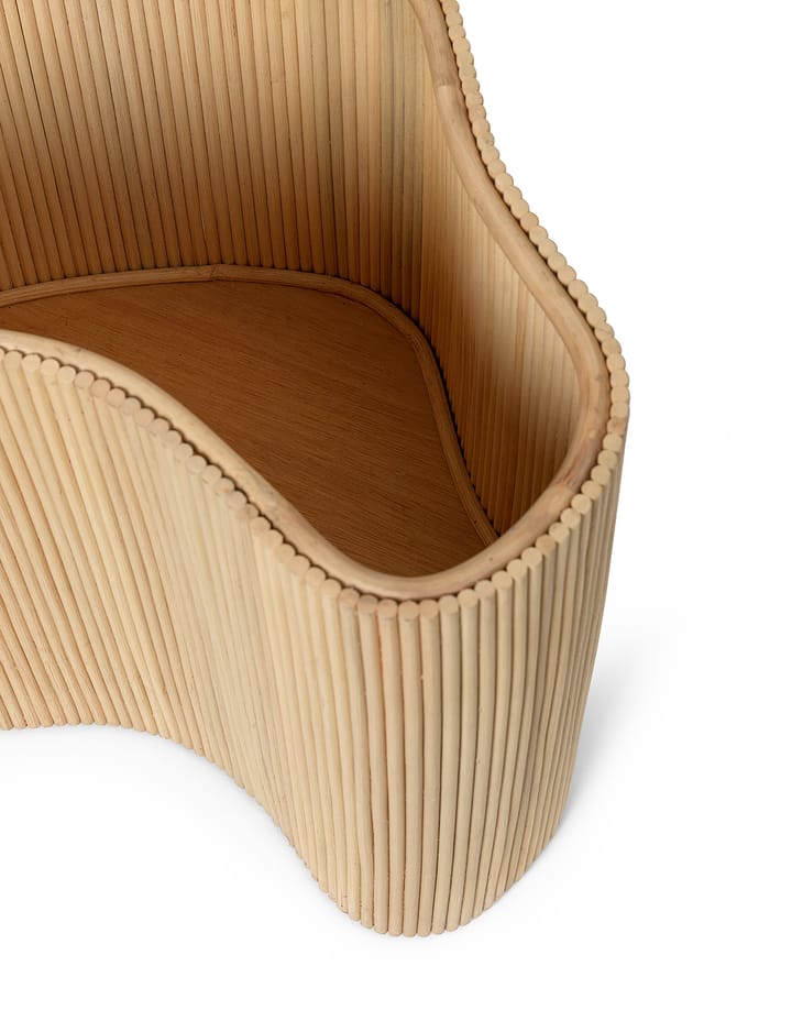 Mesa auxiliar con almacenaje Isola, Natural Ferm Living