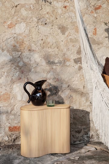 Mesa auxiliar con almacenaje Isola - Natural - Ferm Living