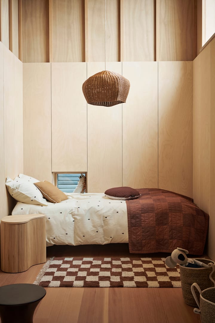 Mesa auxiliar con almacenaje Isola, Natural Ferm Living