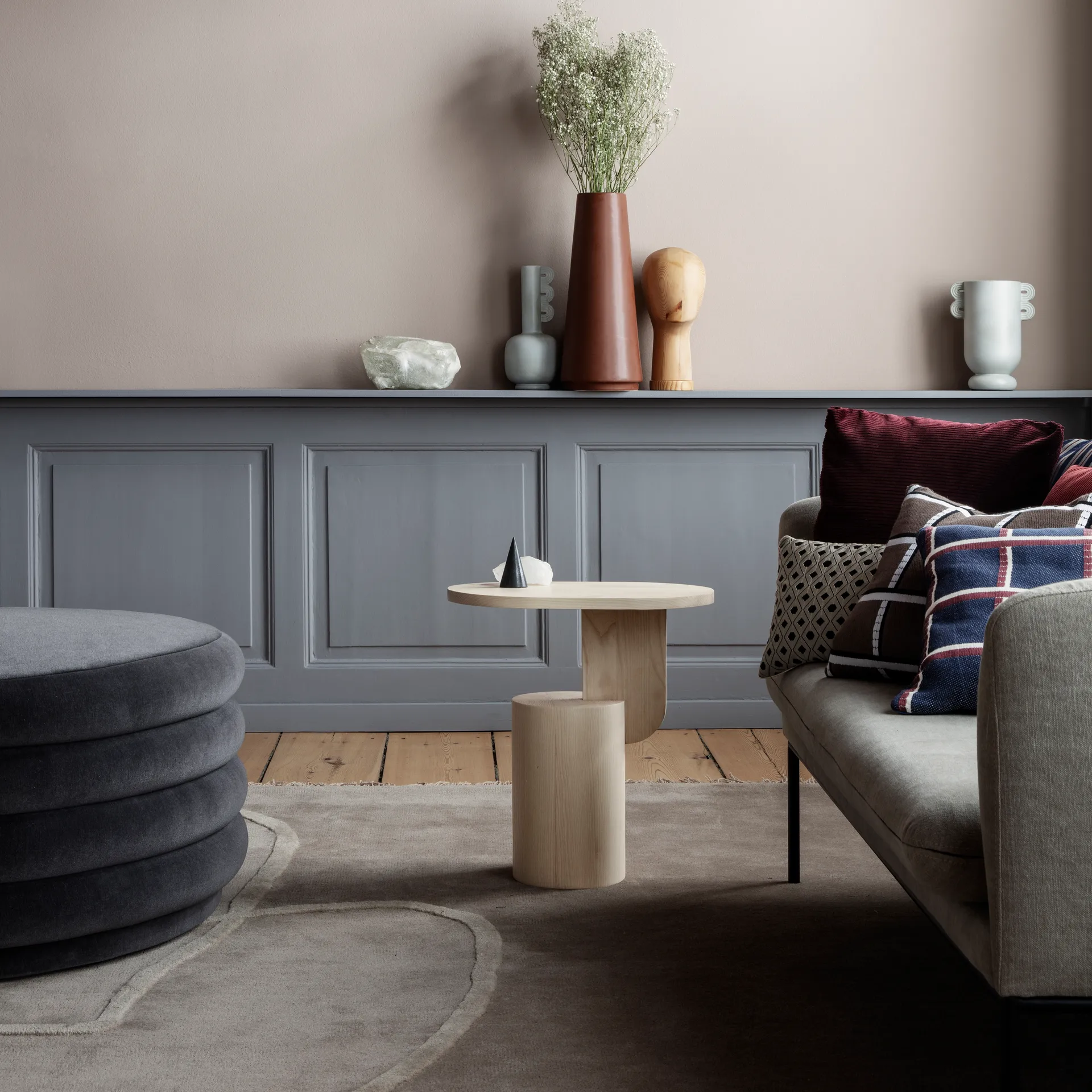 Mesa auxiliar Insert, naturaleza Ferm Living